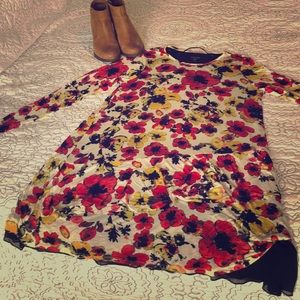 NWT Kensie M floral Shift dress
